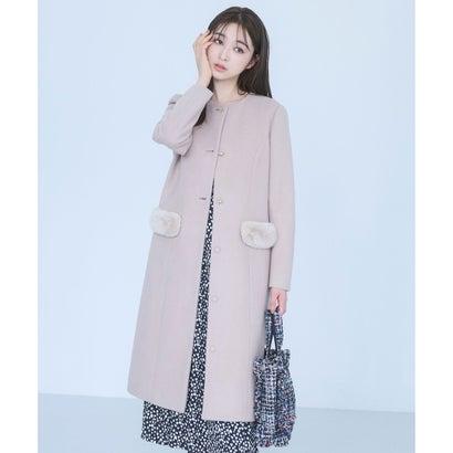 TOCCA 【洗える・消臭】FUR BOX ウールコート （ブラウン系）