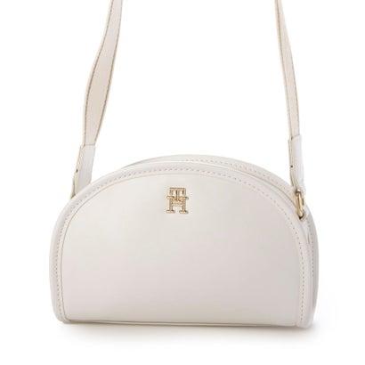 トミー ヒルフィガー TOMMY HILFIGER 【オンライン限定】TH MONOTYPE HALF MOON CAMERA BAG （ホワイト）｜locondo-shopping｜02