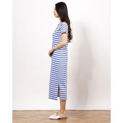 トミーヒルフィガー Tommy Hilfiger ストライプショートスリーブワンピース ブルー ブランド公式 Locomall ロコモール 通販 Paypayモール