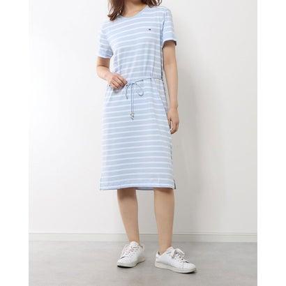 トミーヒルフィガー Tommy Hilfiger ストライプtシャツワンピース ブルー To33ew079 ブランド公式 Locomall ロコモール 通販 Yahoo ショッピング