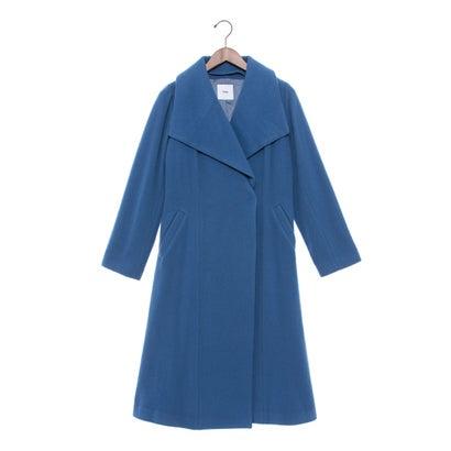 TONAL トーナル ビッグラペル2WAYフレアコート （ブルー） : ブランド  