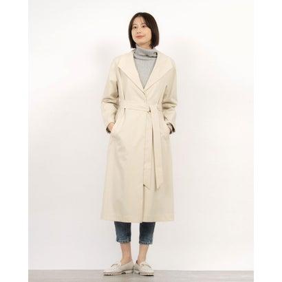 TONAL（トーナル） ビックラペル2WAYロングコート （ベージュ