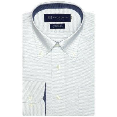 【超新作】 ふるさと納税 トーキョーシャツ TOKYO SHIRTS SUPIMA ボタンダウン衿 綿100% 長袖ビジネスワイシャツ ライトブルー