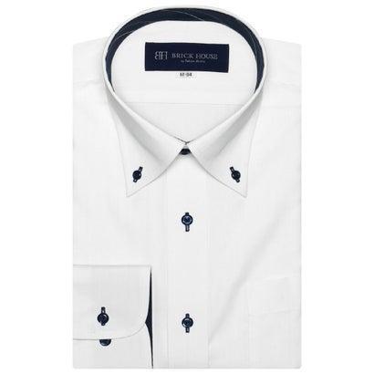 トーキョーシャツ TOKYO SHIRTS 【透け防止】 ボタンダウン 長袖 形態安定 ワイシャツ (ホワイト)