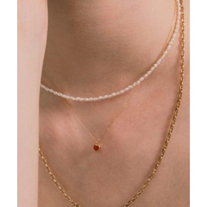 ルボンボン les bon bon happiness necklace BOB238 （レッド）