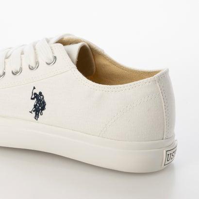 ユーエスポロアッスン U.S. POLO ASSN. US．POLO．ASSNキャンバススニ （ホワイトケイ）｜locondo-shopping｜07