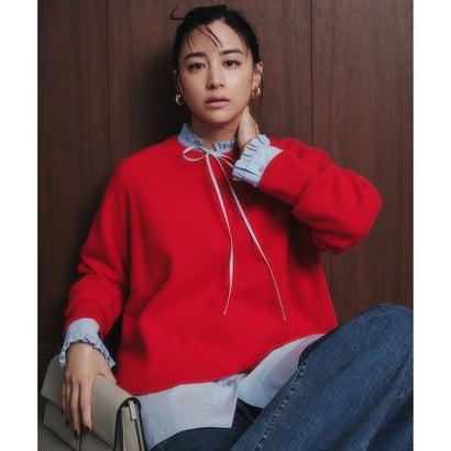 新品タグ付✨ FRAMeWORK コットンカシミヤ クルーネックニット 赤 F N.O.R.C｜コットンカシミヤニットプルオーバー | Rakuten Fashion(楽天