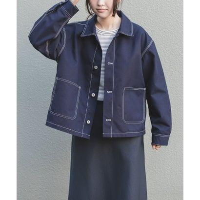 アーバンリサーチ ドアーズ URBAN RESEARCH DOORS FORK&SPOON PEダックジャケット （ネイビー）