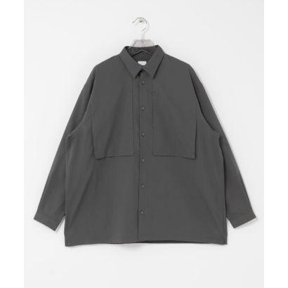 アーバンリサーチ URBAN RESEARCH Wide Dad FUNCTIONAL WIDE SHIRTS （チャコールグレー）
