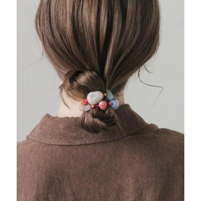 スメリー SMELLY カラフルモチーフヘアポニー （レッド系その他）