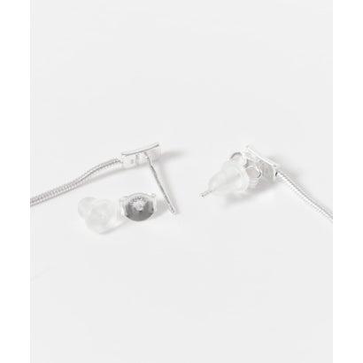 スメリー SMELLY SMELLY so’ minimal bar chain pierce （シルバー）の画像