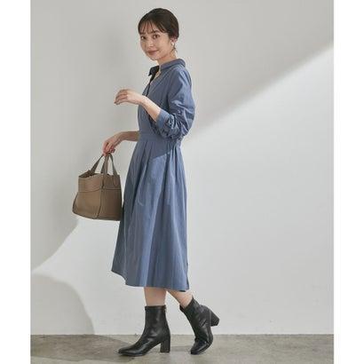 ビス Vis ピーチ起毛衿付きカシュクールワンピース ブルー系 46 ブランド公式 Locomall ロコモール 通販 Paypayモール