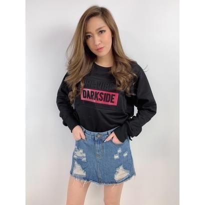 Vanity Face プリントスリットトレーナー ブラック ブランド公式 Locomall ロコモール 通販 Paypayモール