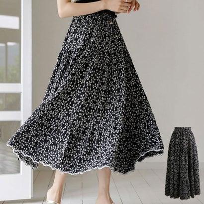 ビビッドレディ Vividlady ロングスカート レディース 夏 刺繍 花柄 スカート ウエスト ゴム Aライン スカート 韓国 ミモレ丈 スカート ブランド公式 Locomall ロコモール 通販 Paypayモール