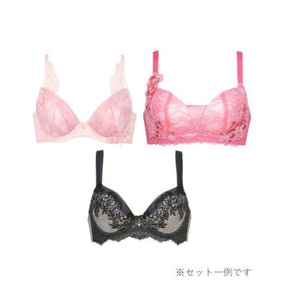 ウイング Wing 【2024年福袋】レシアージュ ブラジャー 3枚セット【返品不可商品】 （マルチカラー）｜locondo-shopping｜07