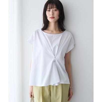 YECCA VECCA（イェッカヴェッカ） イェッカ ヴェッカ ピン付きドレープ ☆新品☆イェッカヴェッカカットソーブラウス☆