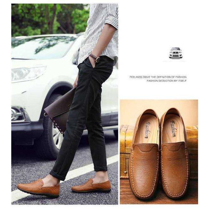 本革 ドライビングシューズ ローファー メンズ スリッポン