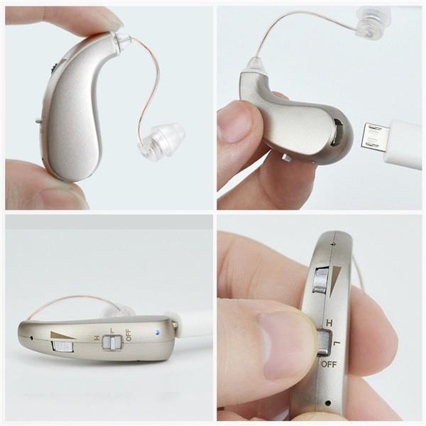 集音器 補聴器タイプ 充電式 軽量 医療用素材 左右両用耳掛けタイプ 両親 高齢者用 お年様用 雑音抑え 拡聴器 VHP1206 父の日 母の日 おじいさん プレゼント|locoprime|11