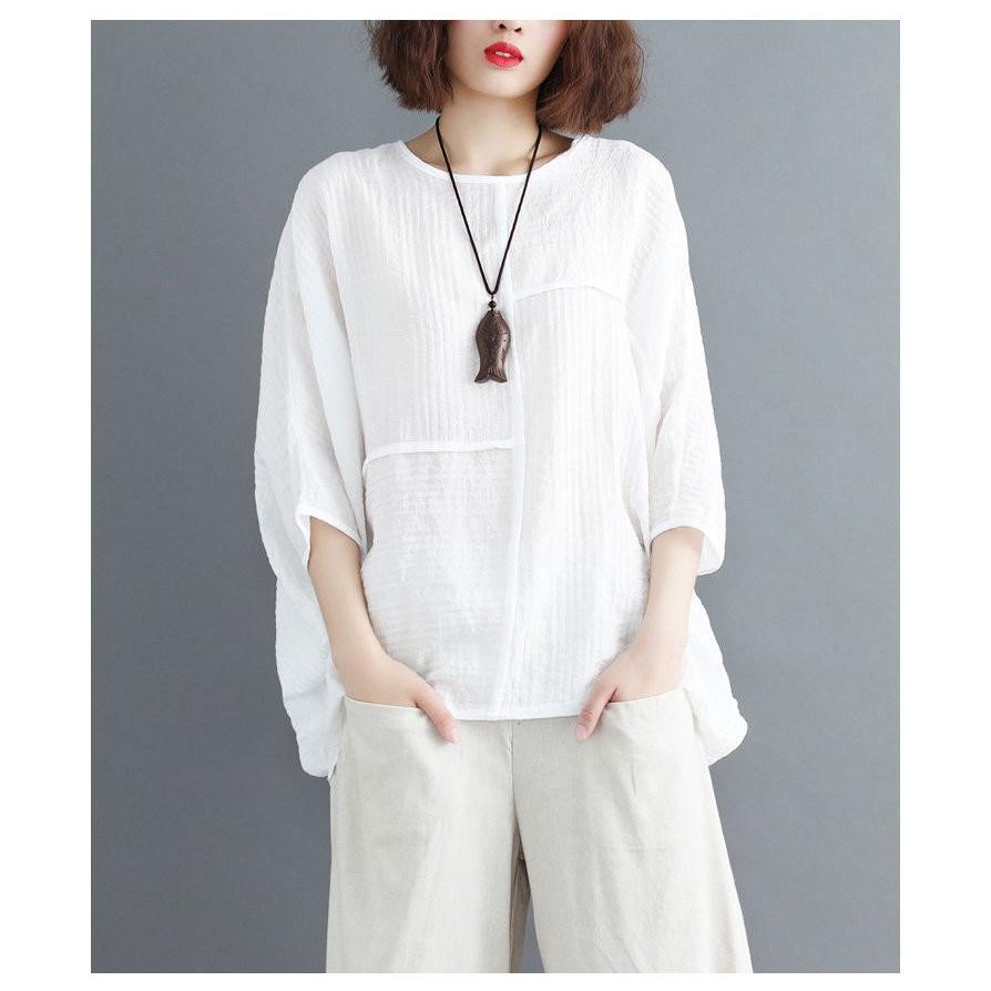 【pas de calais】ウエストゴム綿麻ガウチョ✳︎美品 pas de calais】ウエストゴムガウチョパンツ✳︎美品
