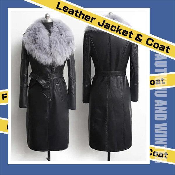 即日発送 コート レディース レザーコート 冬コート ロングコート 秋冬 フェイクレザー 大きいサイズ ジャケット 裏起毛コート 暖かい 着痩せ