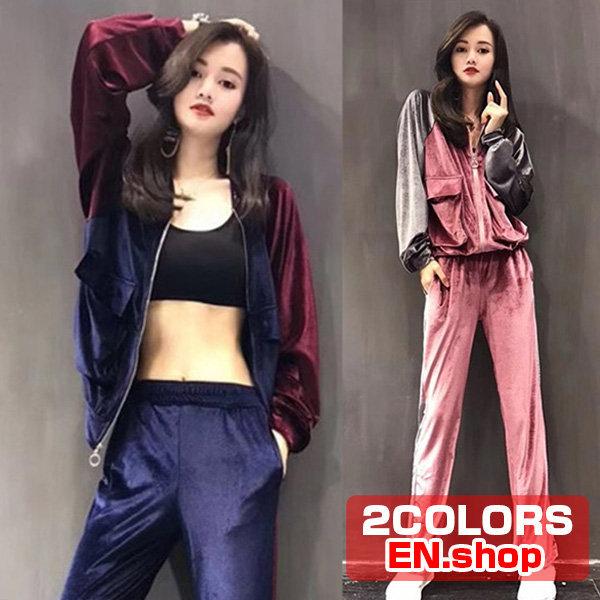 レディース ジャージ 上下セット セットアップ 長袖 トレーニングウェア ウォーキング 大きいサイズ セットアップ ジャージ 上下セット 部屋