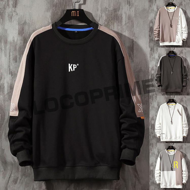 トレーナー スウェット メンズ ジャージ ストリート メンズファッション トップス アジアン 大きいサイズ 春服 代 30代 40代 78 Off