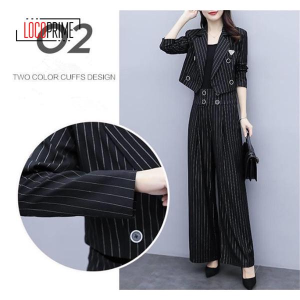 レディース ワイドパンツ長袖 ガウチョパンツスーツ上下 LB978セットアップレ Amazon | [richcoco] パンツスーツ セットアップ ジャケット