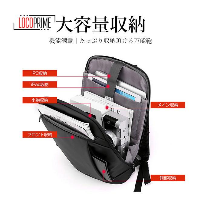 リュック リュックサック メンズ レディース 軽量 防水 薄型 おしゃれ