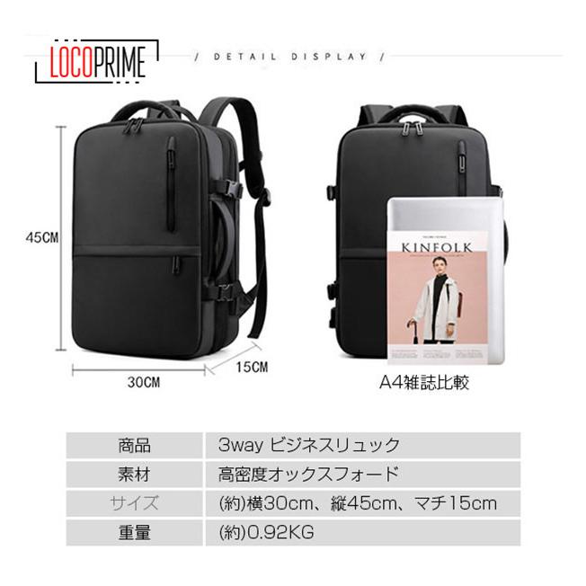 ビジネスリュック メンズ リュック リュックサック バックパック A4 PC