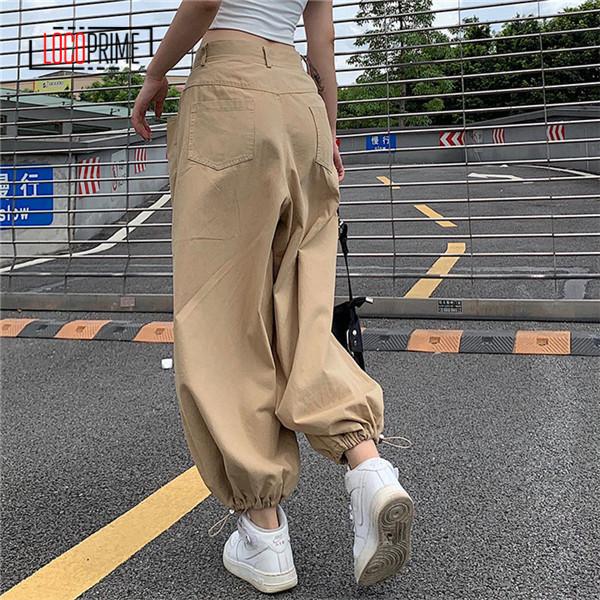 人気絶頂 カーゴパンツ レディース カーキ おしゃれ 綺麗 体型カバー ゆったり XL S カーゴパンツ ブラック 黒 カジュアル ズボン ゆったり 体型カバー 綺麗め