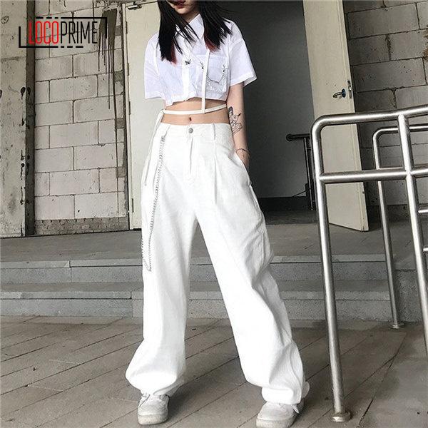 レディース ワイドパンツ デニムパンツ サルエルパンツ ハイウエスト