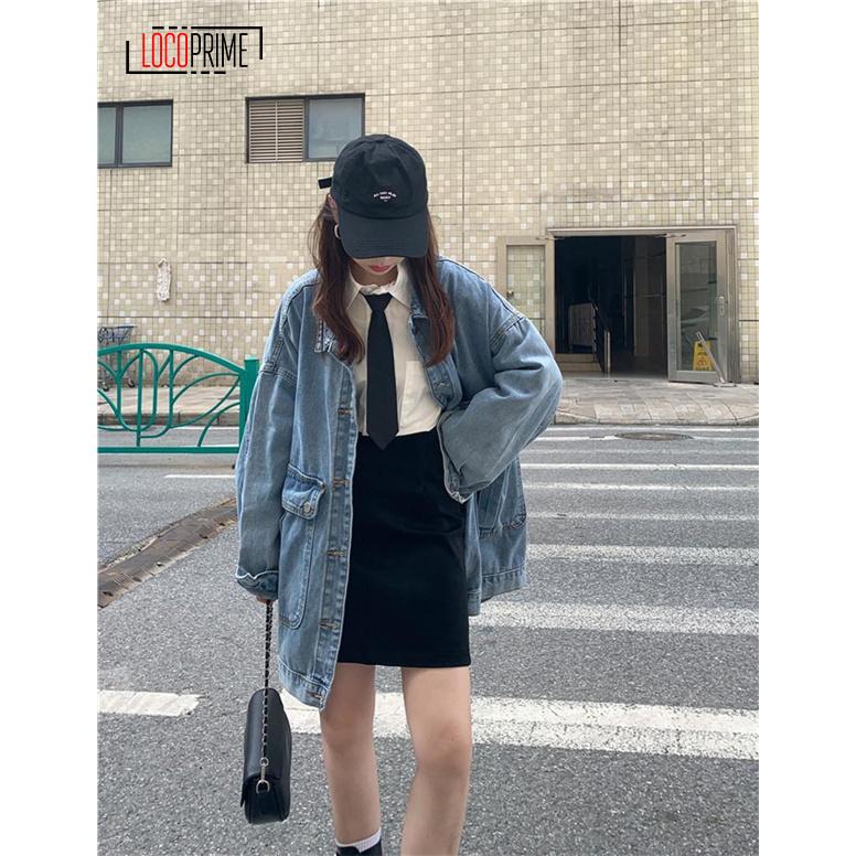 デニムコート レディース デニムジャケット Gジャン ジャンバー ゆったり 秋コーデ 長袖 アウター 大きいサイズ S M L Xl 2xl カジュアル ロング丈 ブルゾン 217loco Loco Prime 通販 Yahoo ショッピング