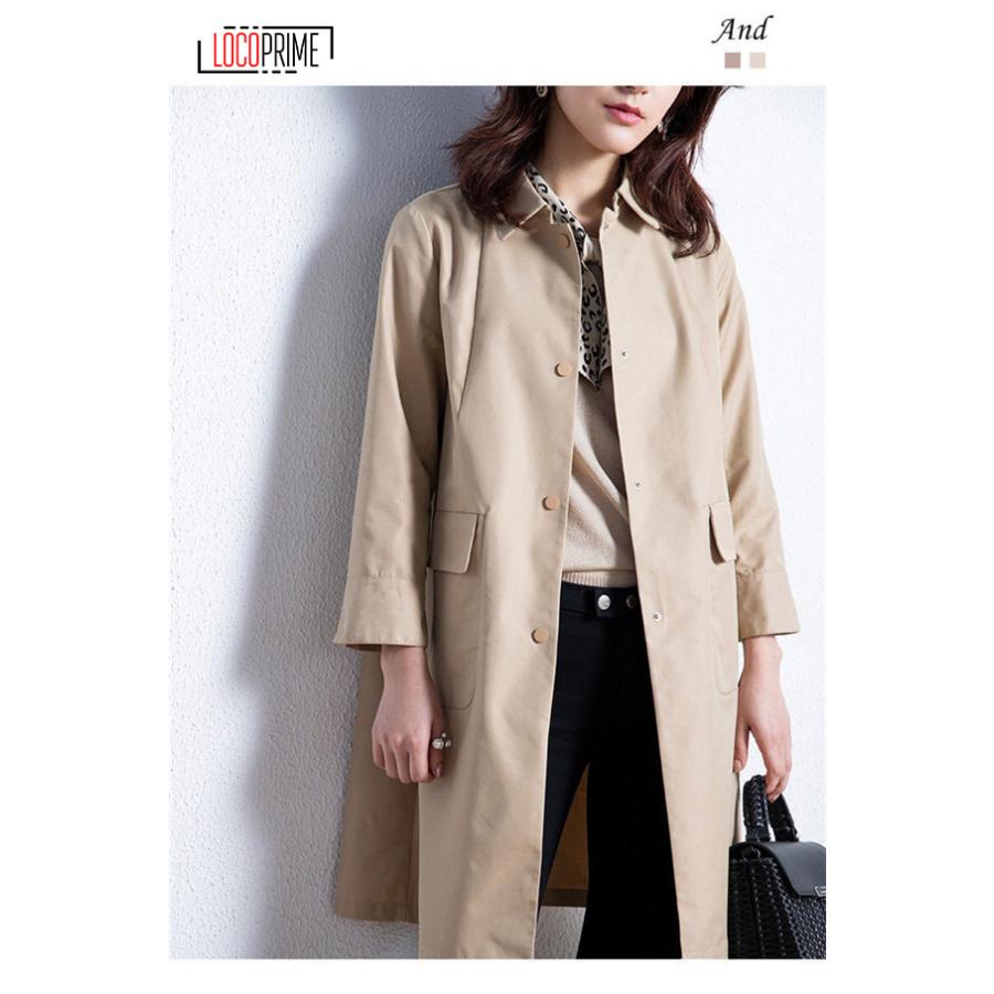 トレンチコート レディース チェスターコート ロング丈 韓国 ブランド テーラードコート 通勤 秋冬 体型カバー 細身 大きいサイズ 代 30代 40代 50代 locoa Loco Prime 通販 Yahoo ショッピング