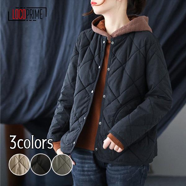中綿ジャケット 中綿コート レディース 中綿ダウンジャケット 軽い 防寒保温 秋冬 アウター 中綿ダウンコート キルティング ママ 防風 暖かい 着痩せ お値打ち価格で