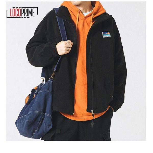 ボアジャケット メンズ フリースジャケット フリースパーカー