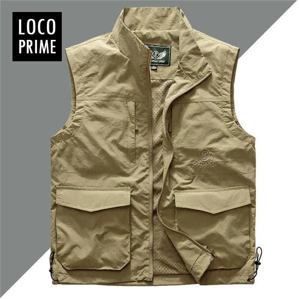 フィッシングベスト メンズ ベスト 多機能ベスト 多ポケット チョッキ