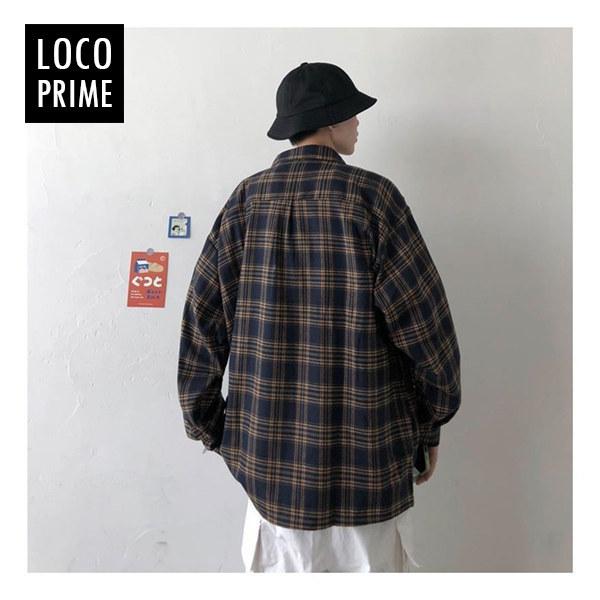 シャツ メンズ 長袖シャツ カジュアルシャツ チェック柄 トップス