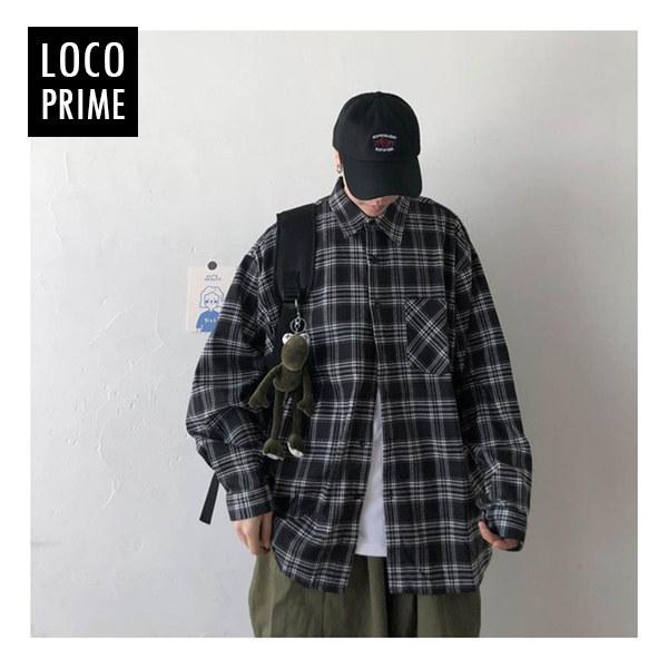 シャツ メンズ 長袖シャツ カジュアルシャツ チェック柄 トップス