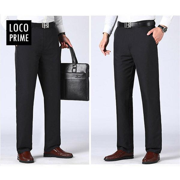 裾上げ済 スラックス メンズ ビジネススラックス スリムパンツ