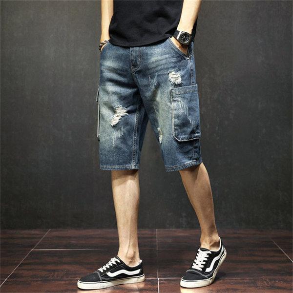 送料無料 カーゴパンツ デニムパンツ ショートパンツハーフ