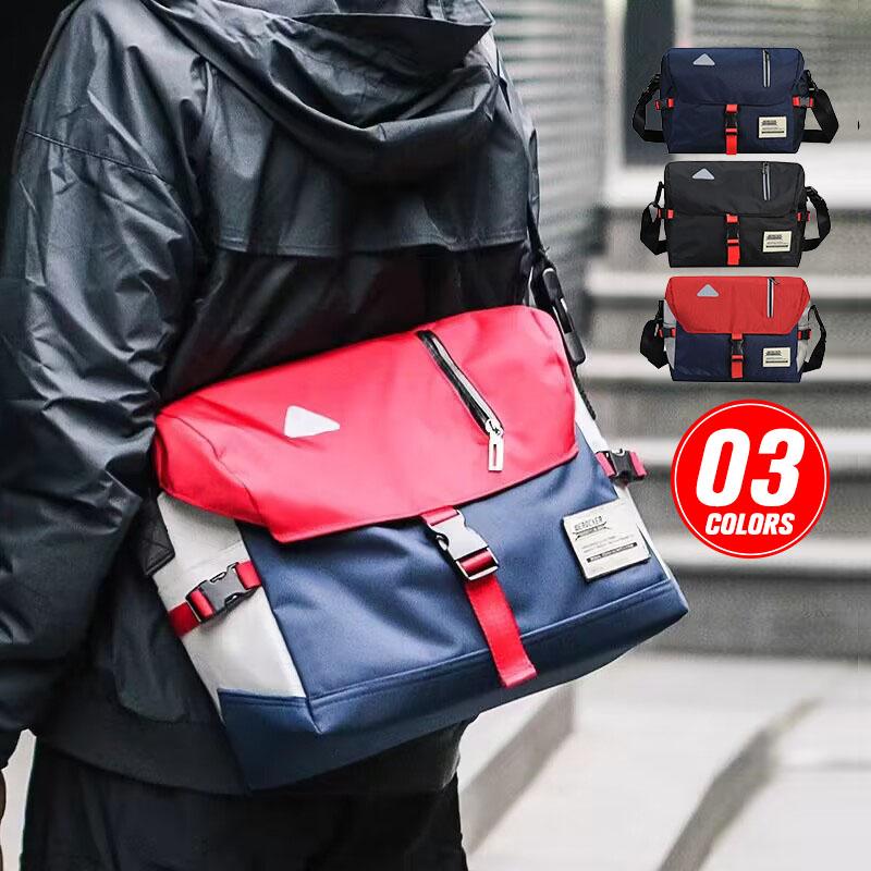 メッセンジャーバッグ ショルダーバッグ メンズ 斜めがけバッグ 大容量