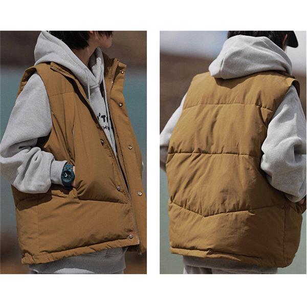大きいサイズ 中綿ダウンベスト メンズ 中綿入り 暖かい 防寒 大きいサイズ 中綿ダウンベスト メンズ 中綿入り 暖かい 防寒