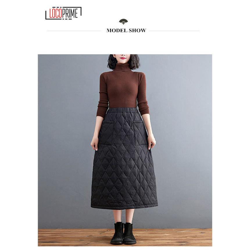 スカートマキシスカート ダウンスカート Aラインスカート キルティング