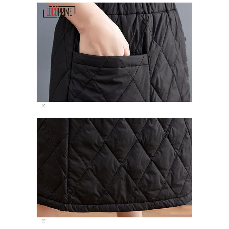 ダウンスカート レディース 大きいサイズ Aライン 体型カバー 着痩せ