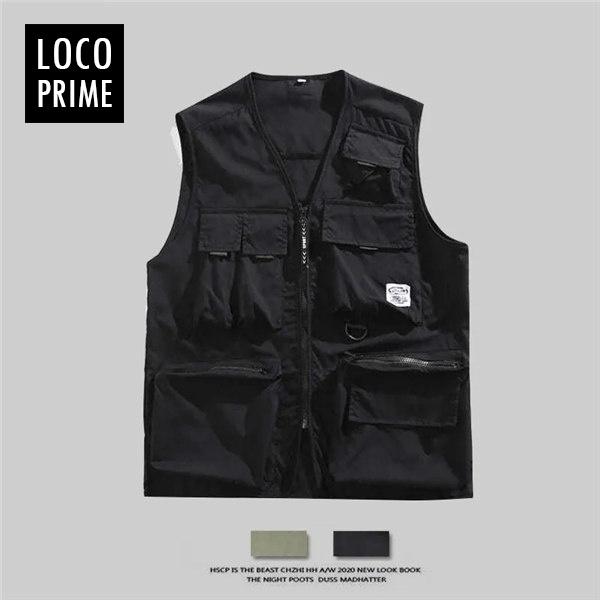 フィッシングベスト メンズ アウトドア 多機能 多ポケットマルチ