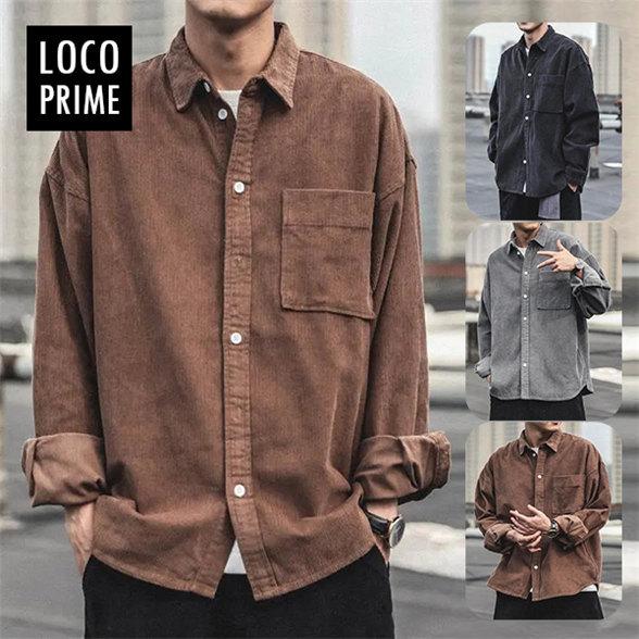 長袖 シャツ メンズ カジュアルシャツ ネルシャツ トップス ゆったり