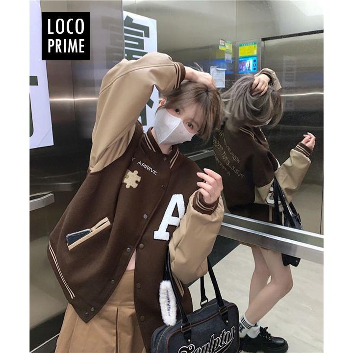 レディース スタジャン ジャケット ブルゾン スタジアムジャンパー ライトアウター 野球服 ゆったり アメリカ スポーツ 大きいサイズ スウェット トップス 独特の素材