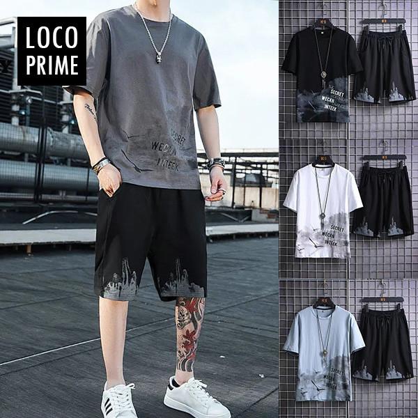 セットアップ スウェット 上下セット メンズ ジャージ ハーフパンツ 半袖 ショートパンツ ルームウェア トレーナー 部屋着 夏服 運動着 大きいサイズ 超歓迎