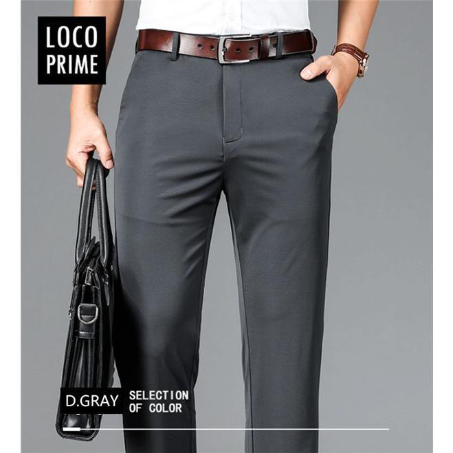 裾上げ済 クールビズ スラックス メンズ ビジネスパンツ ビジネス