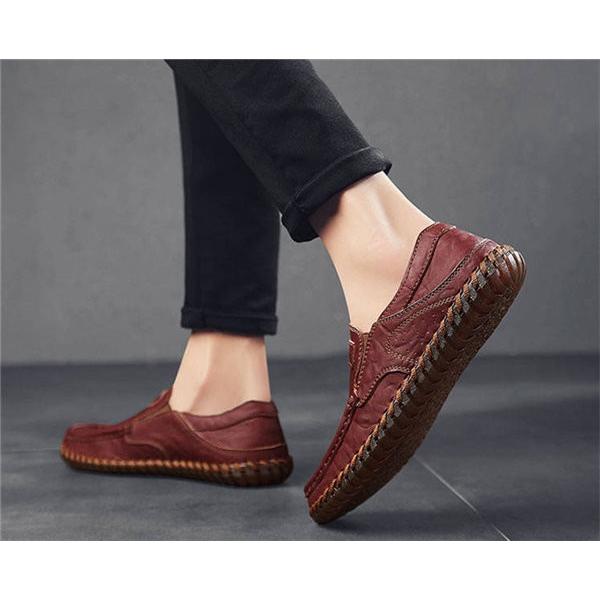 ドライビングシューズ メンズ 本革 革靴 スリッポン スニーカー